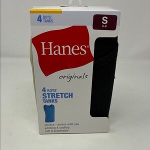 Hanes Originals Boys' Tank Undershirt, Camo & Assorted, 4-Pack S, M , L, XL